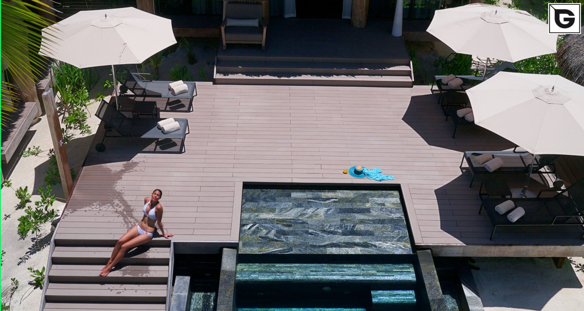 Restaurant und Hotelgewerbe_Schwimmbad deck_Vorzeigeprojekte - WPC holz 