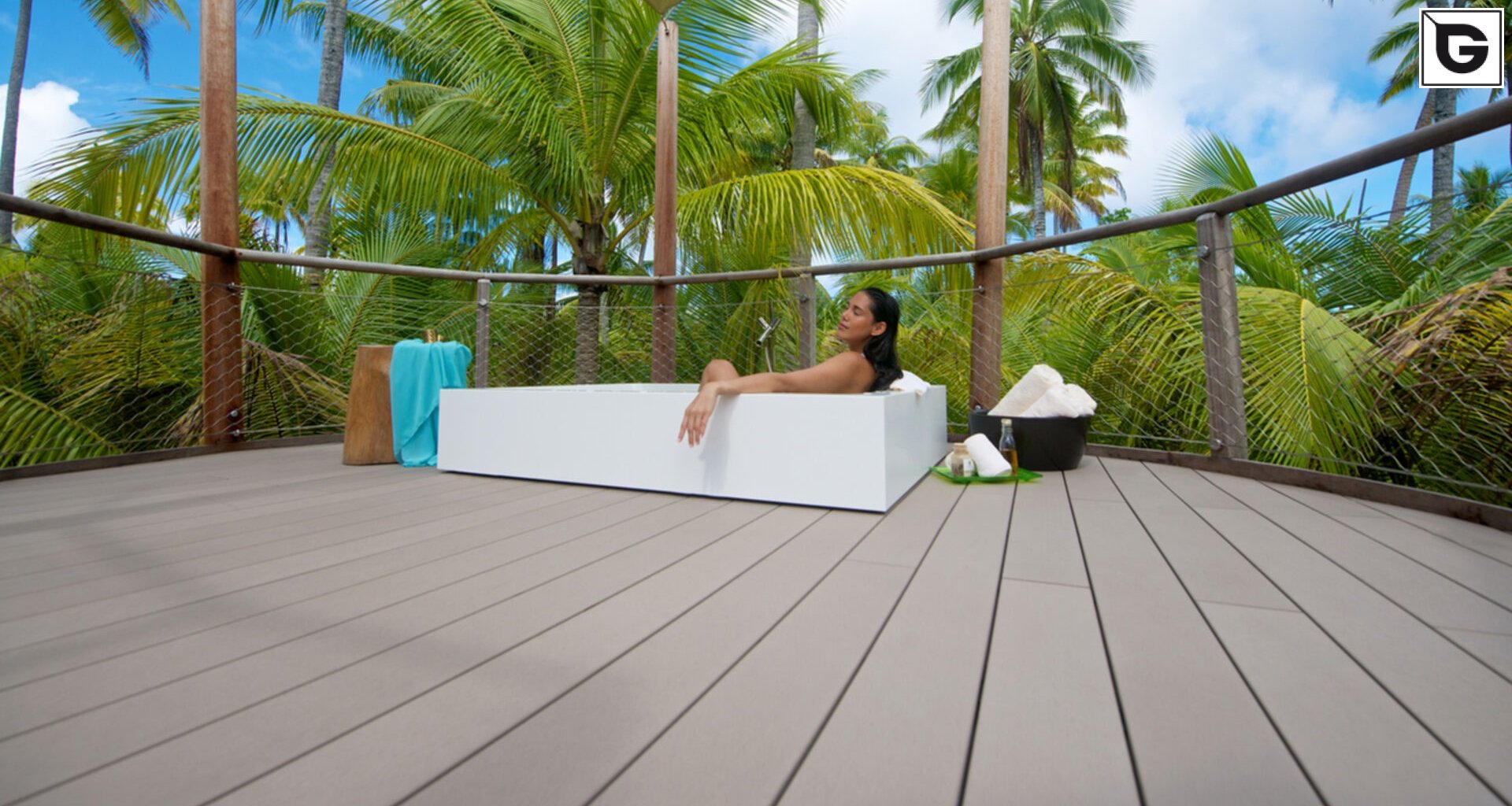 Restaurant und Hotelgewerbe_Brücken, Rampen, Gehweg_Vorzeigeprojekte - WPC holz 